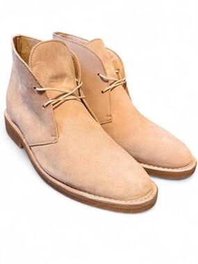 Thursday Boot Company Men's Suede Chukka Boots in Light Tan